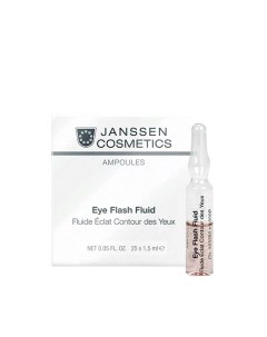 Сыворотка увлажняющая и восстанавливающая для контура глаз в ампулах Eye Flash Fluid 25 1 5 мл Janssen cosmetics