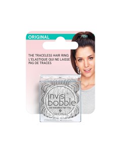 Резинка браслет для волос с подвесом ORIGINAL Crystal Clear Invisibobble