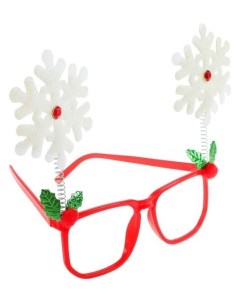 Карнавальные очки Снежинки Nnb