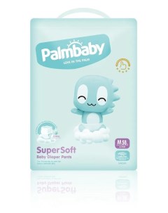 Подгузники трусики детские Super Soft Premium M 6 11кг 58шт Palmbaby