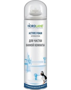 Активная пена для чистки ванной комнаты с ароматом морской свежести 600мл Nordland