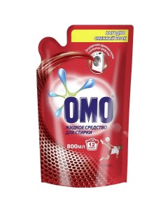 Гель для стирки ОМО Red мягкая упаковка 0 8л Omo