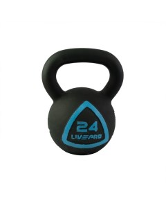 Чугунная гиря 24кг Solid Cast Iron Kettlebell LP8041 24 Live pro