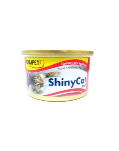 Влажный корм для кошек ShinyCat цыпленок крабы 0 07 кг Gimpet