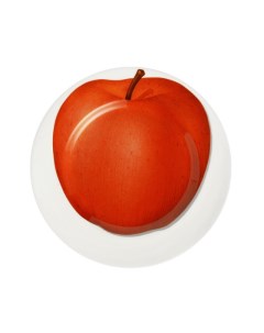Тарелка десертная 21 5 см Freedom Apple красный Taitu