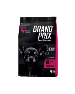 Корм для собак для мелких пород курица сух 2 5кг Grand prix
