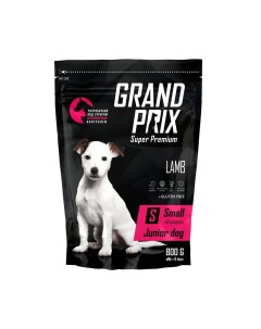 Корм для щенков для мелких пород ягненок сух 800г Grand prix