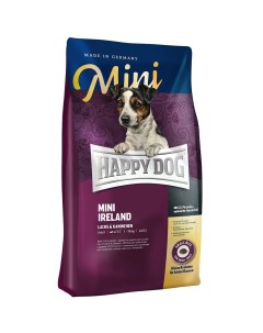 Mini Irland корм для взрослых собак мелких пород при проблемах с кожей ишерстью 1 кг Happy dog