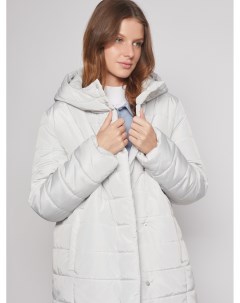 Стёганое пальто на синтепоне с капюшоном Zolla