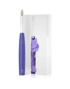 Электрическая зубная щетка Air 2 насадки для щётки 1шт цвет фиолетовый Oclean