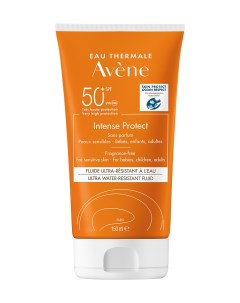 Водостойкий солнцезащитный флюид SPF50 Intense Protect 150 мл Suncare Avene