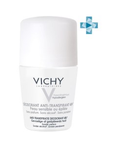 Шариковый дезодорант для очень чувствительной кожи 48 часов 50 мл Deodorant Vichy
