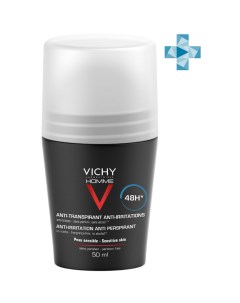 Шариковый дезодорант для чувствительной кожи 48 часов 50 мл Homme Vichy
