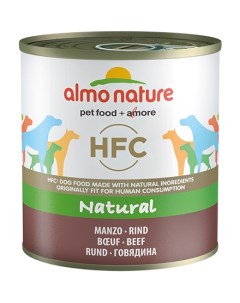 Консервы Алмо Натюр для собак с Говядиной цена за упаковку Almo nature