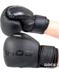 Боксерские перчатки Stain Black 14 OZ Boybo