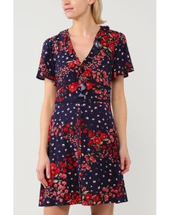 Платье из вискозы с цветочным принтом Oasis