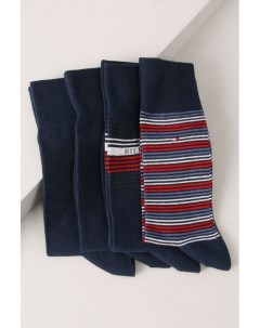 Подарочный набор из 4 пар классических носков Tommy hilfiger