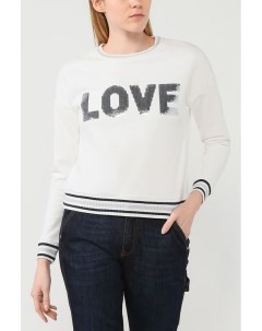Хлопковый пуловер Love Iblues
