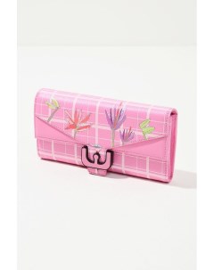 Кожаный кошелек с цветочным принтом Coccinelle