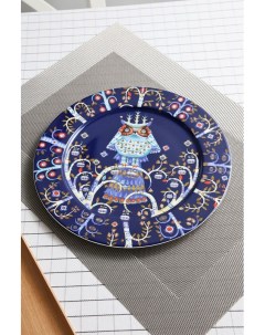 Керамическая тарелка с красочным принтом совы Iittala