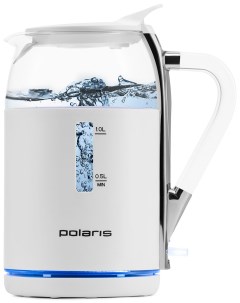Чайник электрический PWK 1563CGL Water Way Pro белый Polaris