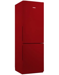 Двухкамерный холодильник RK FNF 170 рубиновый ручки вертикальные Pozis