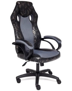 Игровое компьютерное кресло RACER GT MILITARY кож зам ткань серый серый TW 12 13530 Tetchair