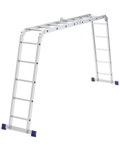 Лестница Лестница шарнирная алюминиевая 2x4 2x5 Сибртех