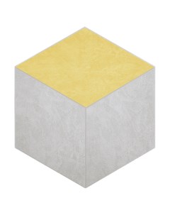 Мозаика Spectrum Milky White Yellow SR00 SR04 Cube Непол 29x25 Ametis