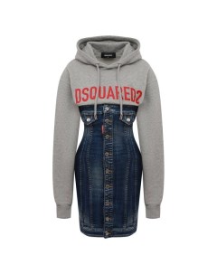 Комбинированное платье Dsquared2