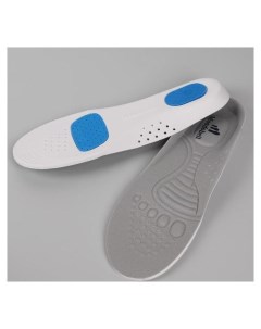 Стельки для обуви универсальные амортизирующие дышащие 35 40 р р пара цвет серый Onlitop