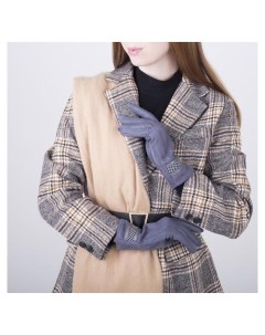 Перчатки женские безразмерные с утеплителем цвет серый Nnb