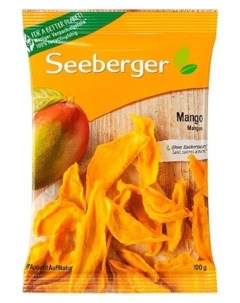 Сухофрукты манго дольками сушеный 100г Seeberger
