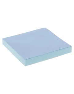 Блок с липким краем 76 мм х 76 мм 100 листов пастель голубой Calligrata
