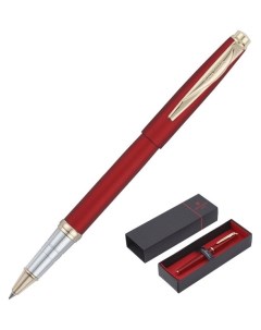 Ручка роллер Gamme Classic корпус латунь лакированная отделка сталь и позолота узел 0 6 мм чернила с Pierre cardin