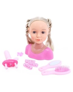 Кукла манекен для создания причёсок Нана с аксессуарами Ledy toys