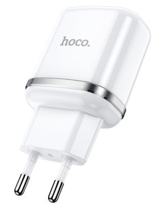 Сетевое зарядное устройство Hoco N4 2 USB 2 4 А белый Кнр