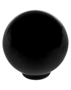 Ручка кнопка Plastic 008 пластиковая черная Nnb