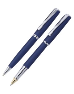 Набор ручка шариковая роллер Pen pen корпус латунь матовая отделка сталь узел 0 7 мм чернила синие с Pierre cardin