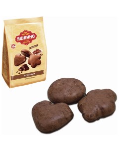 Пряники Шоколадные в сахарной и шоколадной глазури 350 г яп901 Яшкино