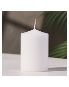 Свеча цилиндр ароматическая Ванильная карамель 8 5х6 см 180 г Nnb