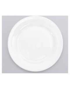 Тарелка десертная с утолщённым краем White Label D 17 5 см цвет белый Nnb