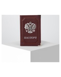 Обложка для паспорта цвет бордовый Nnb