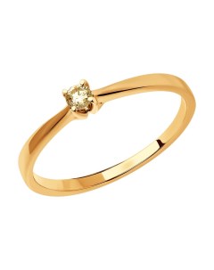 Кольцо из золота с бриллиантом Sokolov