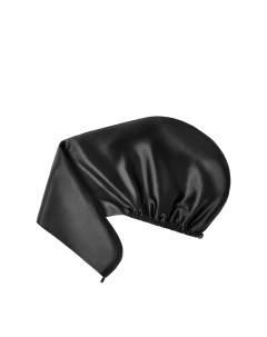 Полотенце тюрбан из натурального шёлка арт 5013 цвет глубокий черный 35x75 Ayris silk