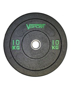 Диск бамперный черный 10 кг FTX 1037 10 V-sport