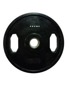 Диск олимпийский d51мм WP027 15 черный Grome fitness