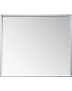Зеркало Алюминиум LED 100х75 с подсветкой серебро 261697 De aqua