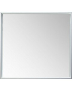 Зеркало Алюминиум LED 90х75 с подсветкой серебро 261696 De aqua