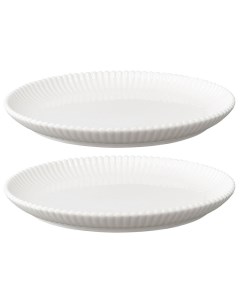 Набор тарелок обеденных Kitchen spirit 2шт цвет белый Tkano